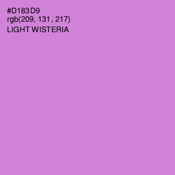 #D183D9 - Light Wisteria Color Image